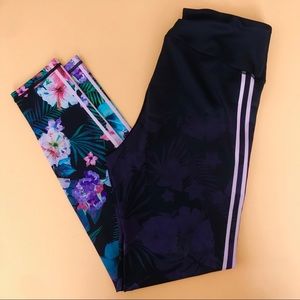Yelete Active Full Length Hibiscus Leggings